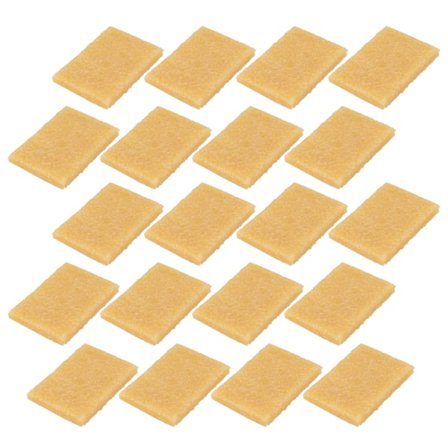 20 st läderhantverk gummiduk naturlig dekontaminering transparent lädertillbehör