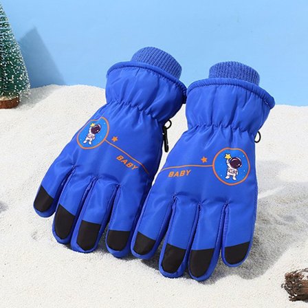 Børn Skihandsker Børn Cykelhandsker BLÅ