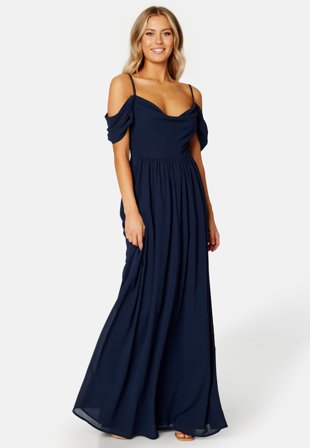 Bubbleroom Occasion Loreen Gown Dark blue Klær