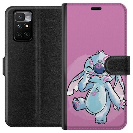 Xiaomi Redmi 10 Lompakkokotelo Stitch Puss