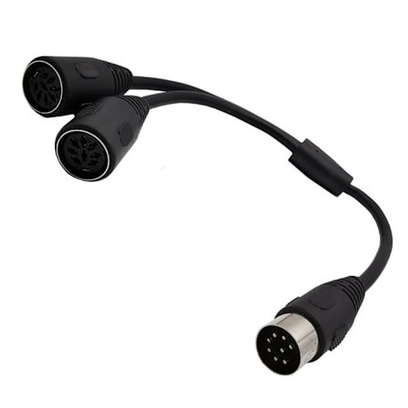 8-Pin Din Splitterkabel 1 Han til 2 Hun-kabel til Lydsystemer