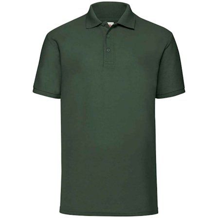 Fruit of the Loom Herr 65/35 Poloshirt M Flaskegrön