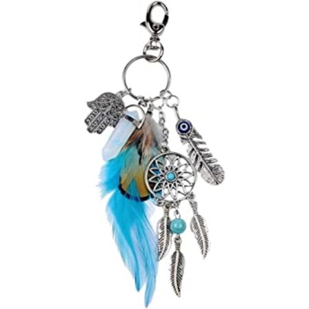 Nøkkelringer Bohemia Dreamcatcher anheng nøkkelring nøkkelkjedeholder