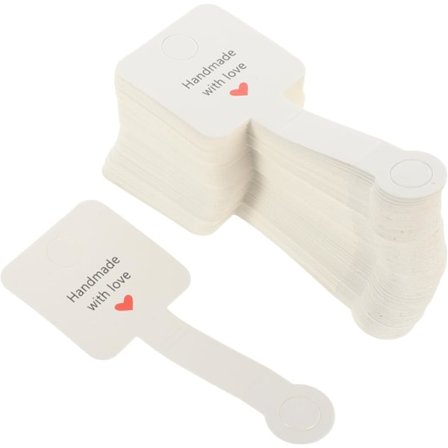 Korujen Esittelykortit 100kpl Kaulakoru Rannekoru Kortit Ruskea Paperi Kotiin Vähittäismyyntiin