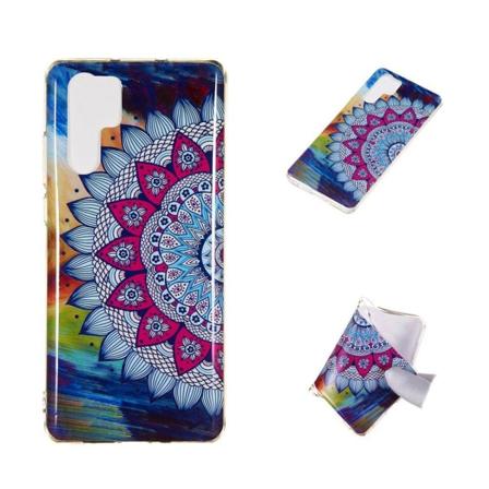 Huawei P30 Pro Hohtava kuvioitu suojakotelo - Värjätty Mandala Multicolor