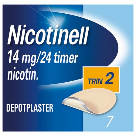 Nicotinell Depotplaster 14 mg 7 stk, Medicin & Pleje, Rygestop, Nikotinplastre