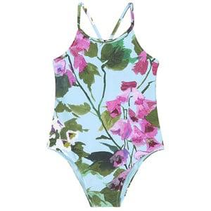 Kids - Dolce & Gabbana Blue Floral Swimsuit 18-24 Months - Swimwear and coverups - 18-24 months - Blue