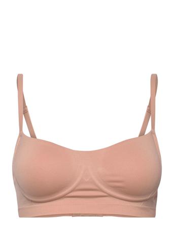 Unlined Balc Tte Lingerie Bras & Tops Balc Tte Bras Rosa Calvin Klein