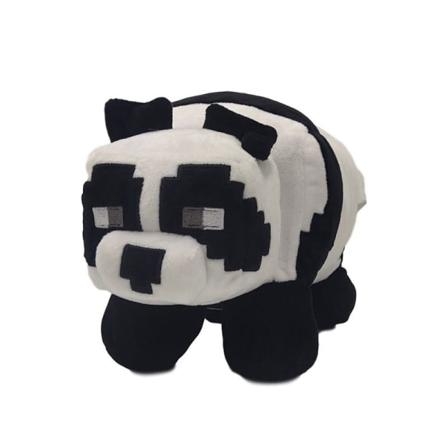 (panda-25cm) Minecraft Creeper Enderman Plyschleksak Pixel Doll