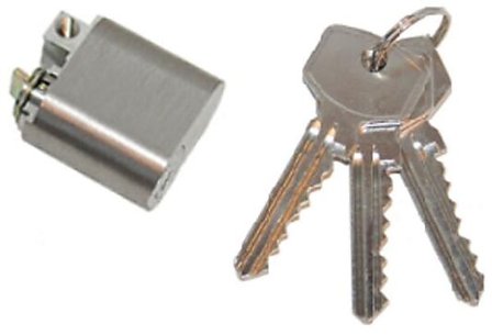 ELLEFSEN SIKKERHET SYLINDER 5520 FORKROMMET 508 PROFIL/TV-3D SV PK