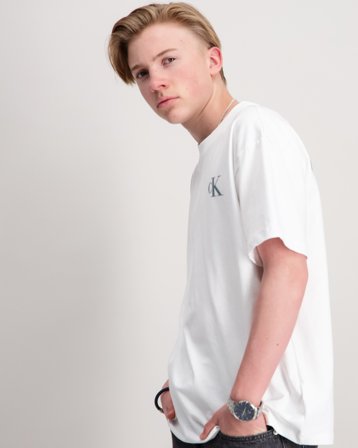 Calvin Klein J12 MIAMI BACKPRINT T-SHIRT Vit T-shirts Kille - Kids Brand Store