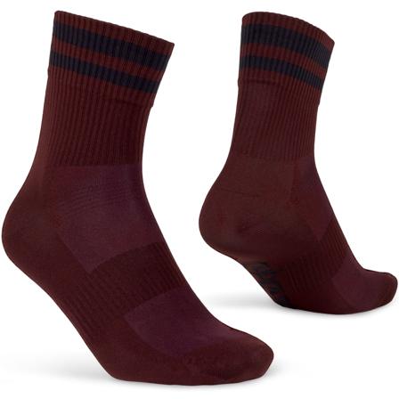 GripGrab Original Stripes Crew Socks Unisex workout socks Red L (44-47)