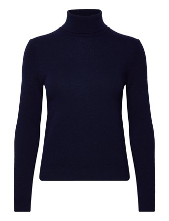 United Colors of Benetton Turtle Neck Sweater - Navy - XS