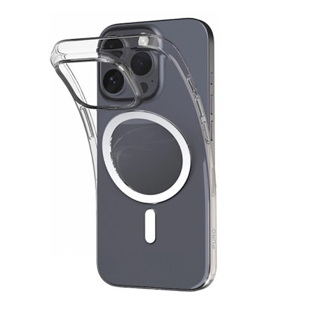 Puro Mobilskal till iPhone 16 Pro Max MagSafe Silikon 03 - Transparent
