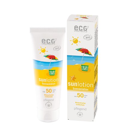 Eco Cosmetics Sollotion SPF50 Oliv & Havtorn 125 ml