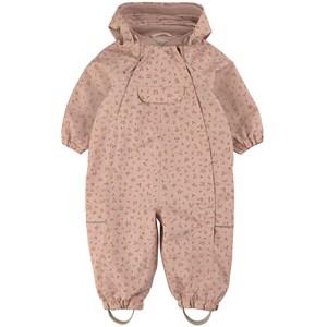 Wheat Rose Flowers Olly Tech Shell Coverall 98 cm - Coveralls - 98 CM - Purple
