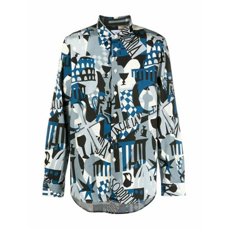 PS By Paul Smith, Casual Shirts Blauw, Heren, Maat:L