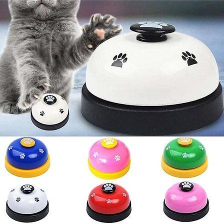 FlkwoH Treningsklokker hund katt kjæledyr fôring kommunikasjon toalett trening klokke[CO]