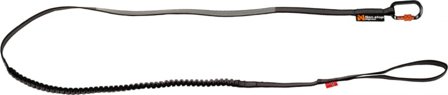 Non-stop dogwear Touring Bungee Leash 2m/13mm, Screw-Lock Koppel & Spårlinor Grey 2m/13mm