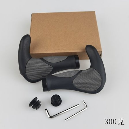 Ergonomiske sykkelstyregrep, gummi TPR sykkelgrep med Alu