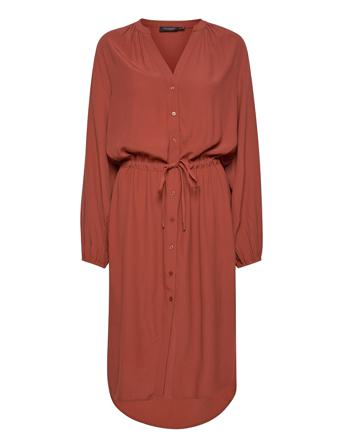 Slhelia Dress Ls Red Soaked In Luxury