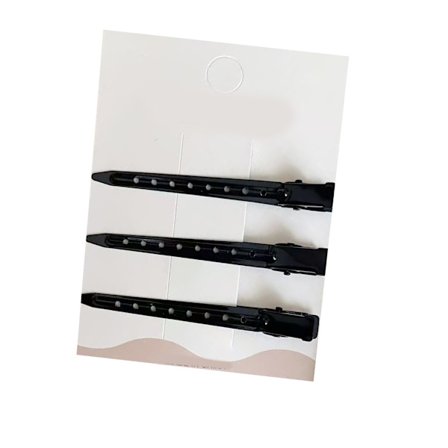 3 stk. hårsektionsklemmer, andebillede hårklemmer hårtilbehør til styling, metal hårklippeklemmer 3,42 tommer
