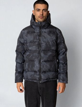 Fat Moose Birk Aop Jacket - Black - L