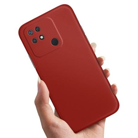 Xiaomi Redmi 10C - Deksel/Mobildeksel Mørkrød