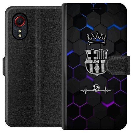 Kompatibelt Plånboksfodral till Samsung Samsung Galaxy Xcover 5 FC Barcelona fotbollsklubb Spanien La Liga teknisk fotboll stark identitet många tal