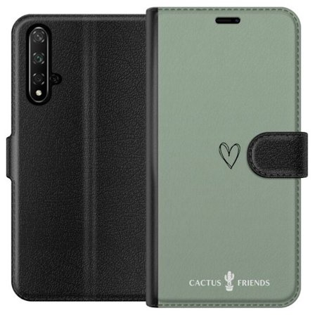 Kompatibel Tegnebogsetui til Honor Honor 20 Cactus and Friends – SageLove