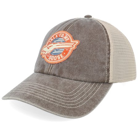 Top Gun - Brown - trucker - Cap - Talk To Me Goose Brown/Khaki Trucker - Hatstore