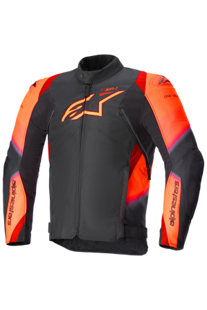 Motorjas Alpinestars T-SP 1 V2 Waterproof Zwart/Rood/Fluo XXXL
