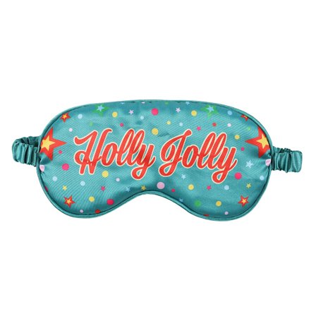 Something Different Holly Jolly Satin Sovmask One Size Blå/