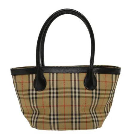 Burberry Vintage, Pre-owned Handbag Beige, Dames, Maat:ONE Size,leer