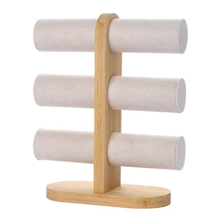Smyckesställ med tre nivåer Armbandsförvaringsställ Skrivbordsarmbandshållare
