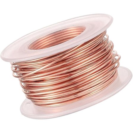 20 m kobbertråd til havearbejde og planter, ren kobbertråd til luftplantestativer og grøntsagsdyrkning{ds}