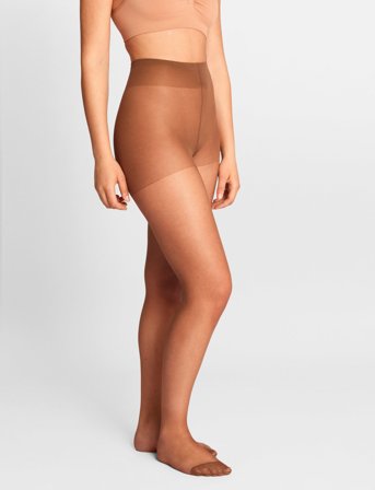 Lindex Tghts 15 Den The Comfort Waist - Brown - S