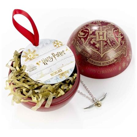 Harry Potter Julgranskula Golden Snitch Halsband