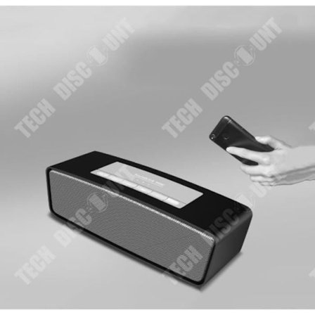 Bluetooth-högtalare - TD - Svart - Trådlös - Bärbar - Multimedia