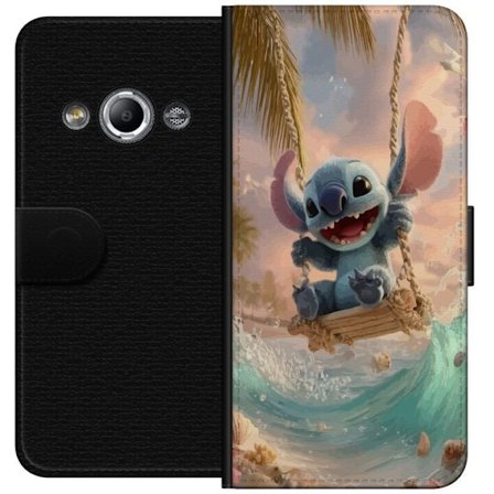 Yhteensopiva Lompakkokotelo Samsung Galaxy Xcover 3 Disney Stitch sininen alien söpö hahmo keräilyesine