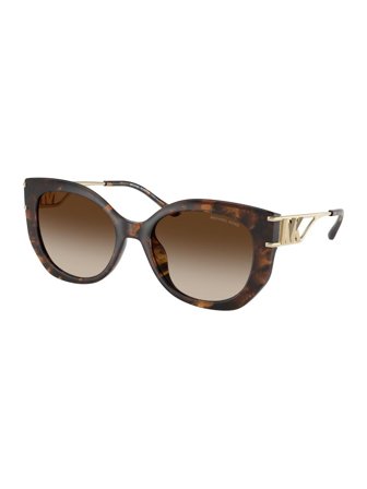 Michael Kors Women's sunglasses with a frame made of injected in dark tortoise and plastic lenses in rown gradient