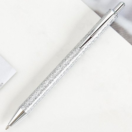 5 st kulspetspenna guld pulver press - Lyxiga kontorsmaterial Ett storlek roséguld(Silver)