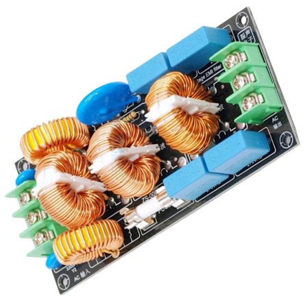 Lyd-EMI-støjreduktionsmodul med to beskyttelseskredsløb til hjemme- og industriel brug