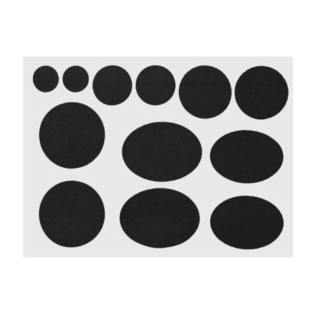 Lappesett for dunjakker Nylon, selvklebende, vanntett, A-FM-