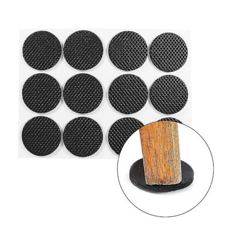 Non-slip Self-adhesive Rubber Feet Pads Black Funiture Chair Pads Protector Floor Protectors - Plemdea