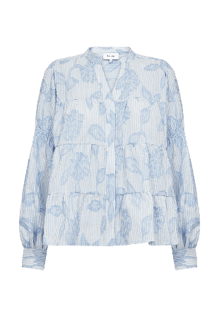 Leveté Room Pisa 2 Shirt Skjortor Dam Blå XL