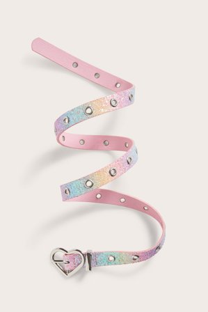 Kappahl | Pasek w kolorach tęczy Jasnoróżowy ONE SIZE | Jasnoróżowy