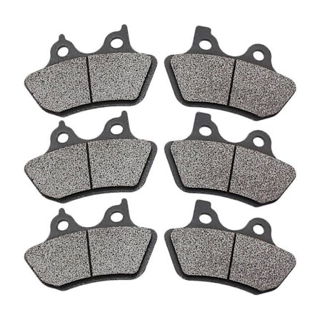 6 stk. Bremsklosser foran og bak for Harley-Davidson Vrsca/vrscb V-rod
