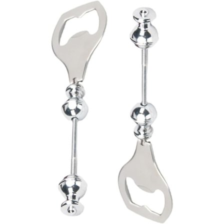 2 stk. flaskehætte sodavand Metal perler åbner ølflaske drikkevarer små til