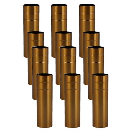 12 X Lysekrone Lysmansjetter 8 X 2.5cm For E14 Lampeholder